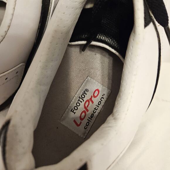 Footjoy LoPro Collection Women's White Soft Spike Golf Shoes Size 9M - Picture 8 of 10